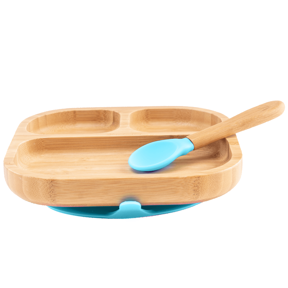 Bambuskind Kinderteller mit Saugnapf – 100 % Bambus, BPA-frei & nachha –  bambuskind