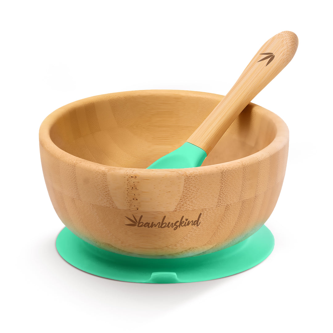 Bambuskind Kinderschale mit Saugnapf – 100 % Bambus, BPA-frei & plasti –  bambuskind