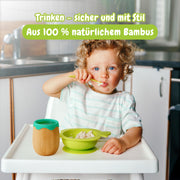Bambuskind Kindertasse – 100 % Bambus, BPA-frei & plastikfrei
